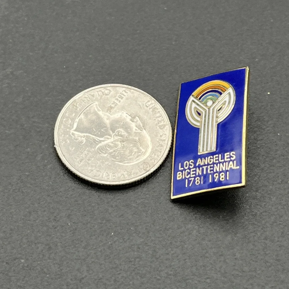 Los Angeles LA California Bicentennial Lapel Hat‎ Pin